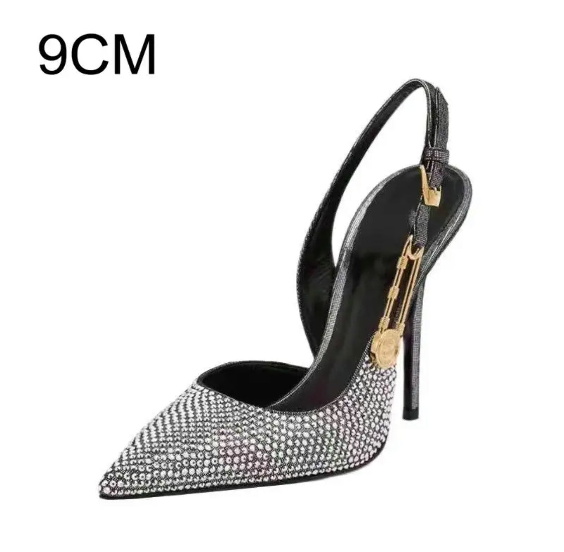 Versace Pin Heels - Image 3