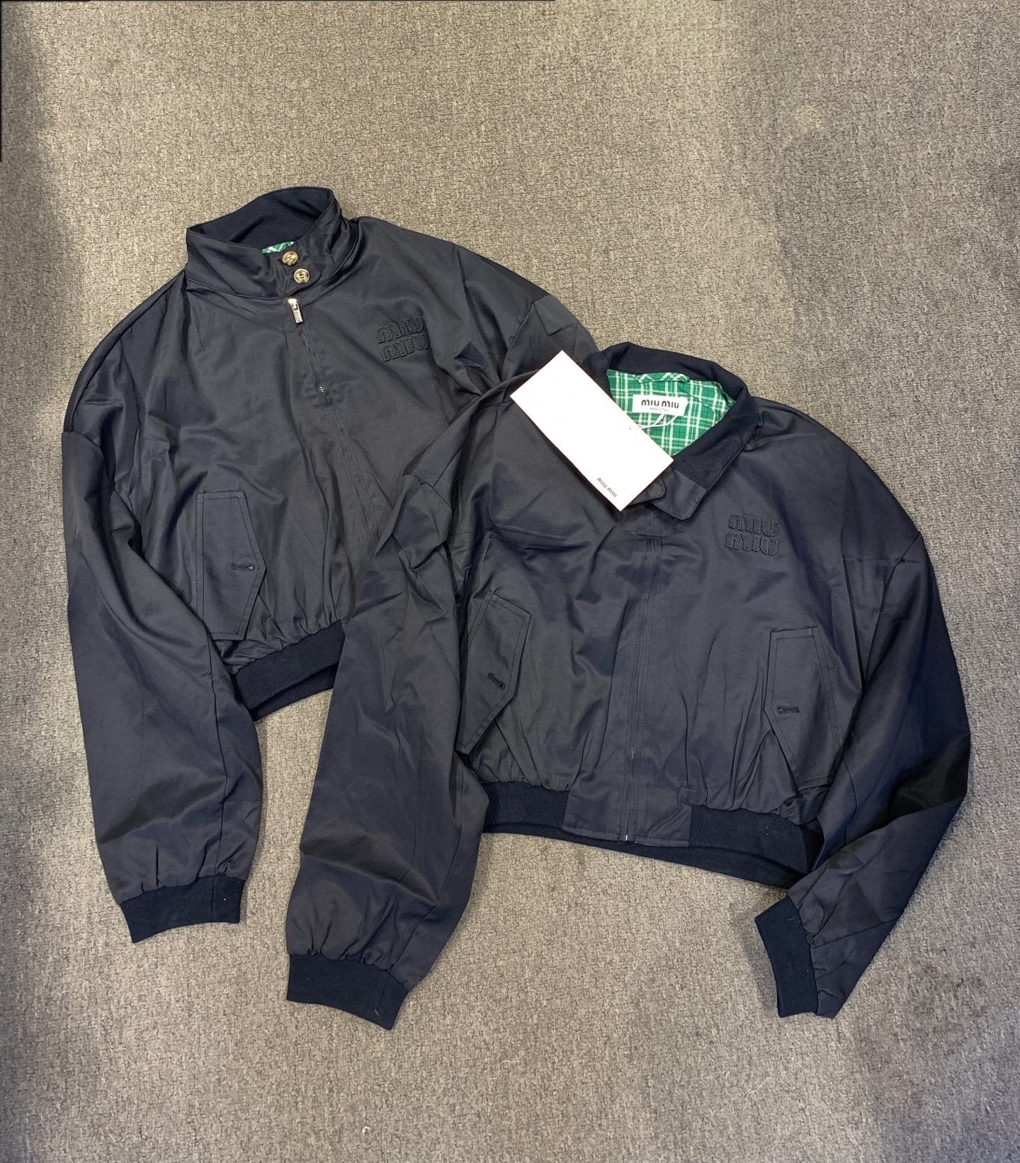 Miu Checkered Windbreaker - Image 3