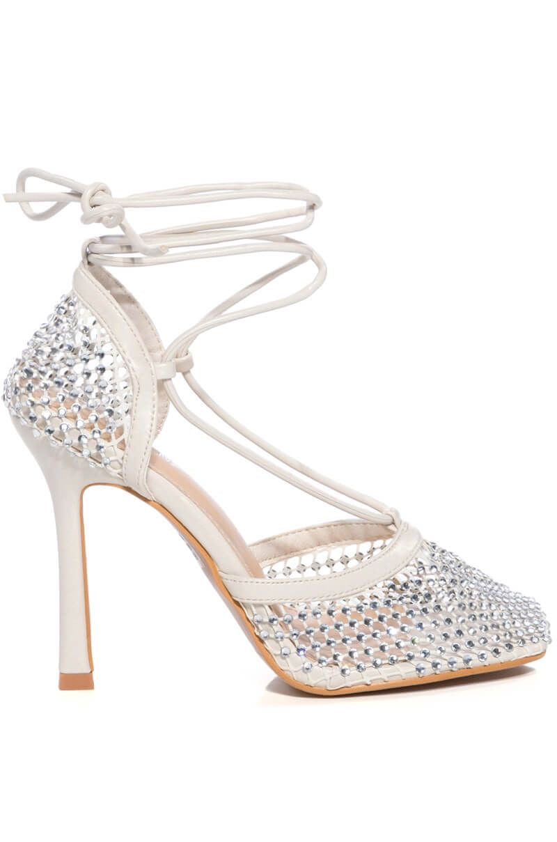 Sparkly Mesh Heels - Image 4