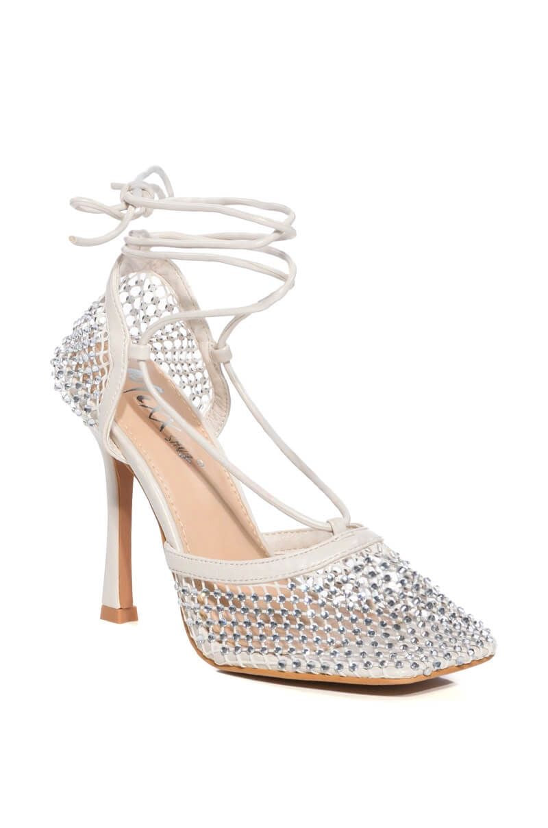Sparkly Mesh Heels - Image 3