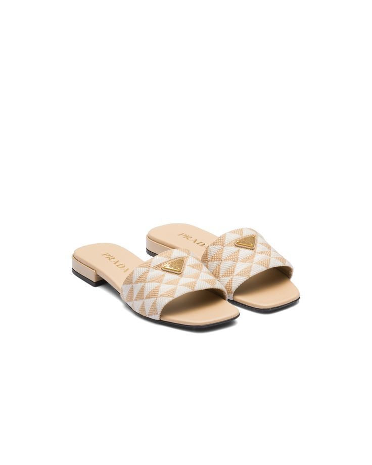 Prada embroidered slides - Image 2