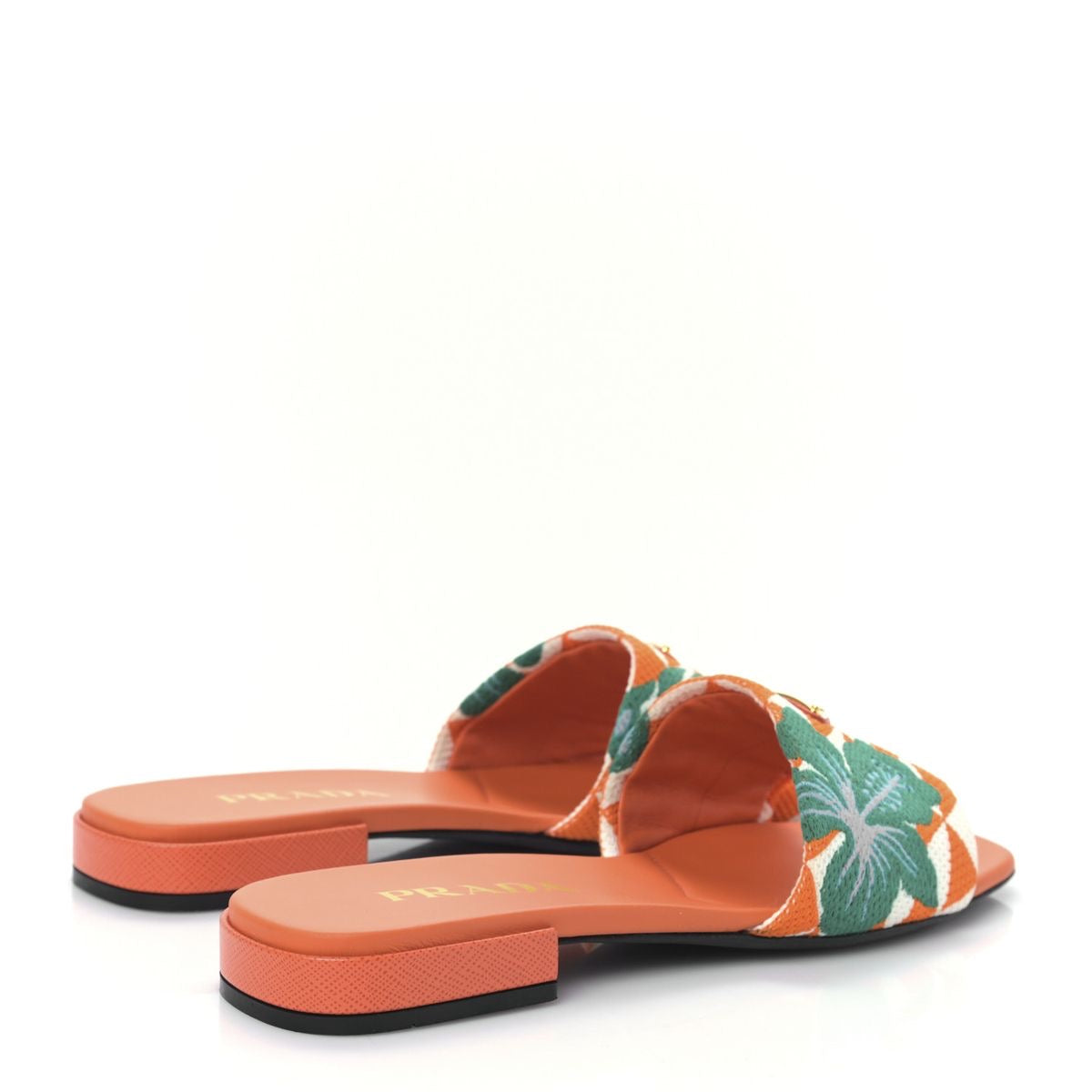 Prada embroidered slides - Image 3