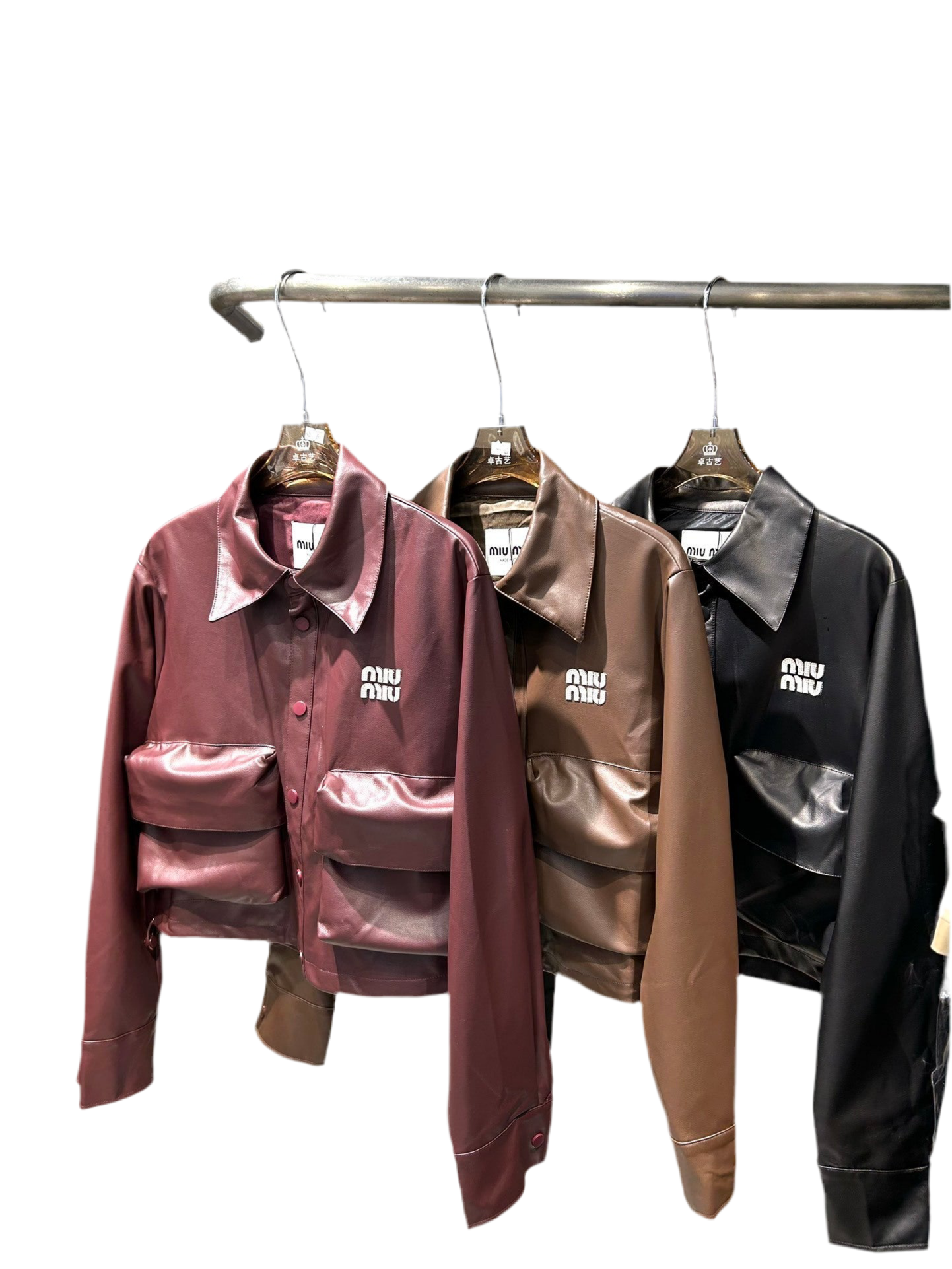 Miu leather jacket - Image 2