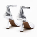Zara Metallic Heels - Image 3