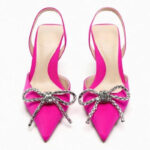 Zara Embellished Bow pumps - Image 2
