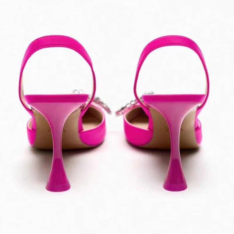 Zara Embellished Bow pumps - Image 4