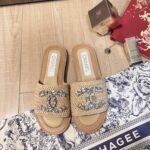 Chanel raffia slides - Image 4