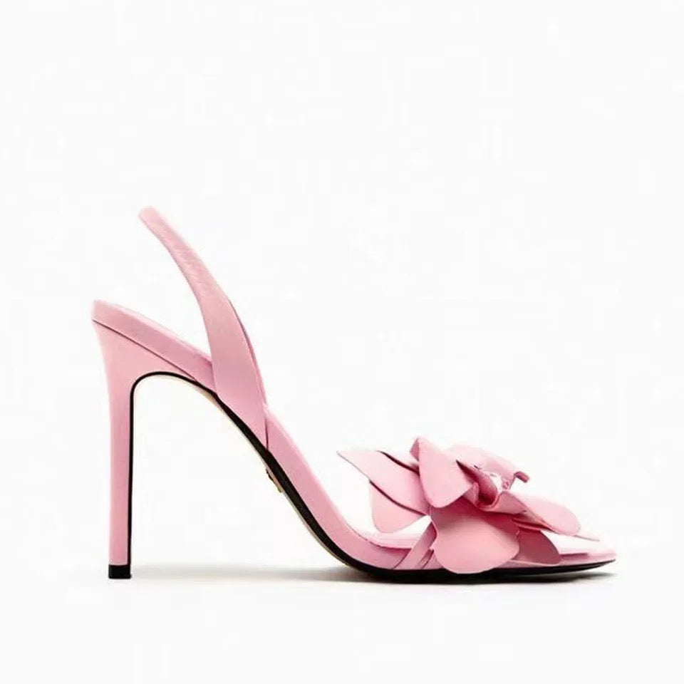 Zara Flower heels - Image 5