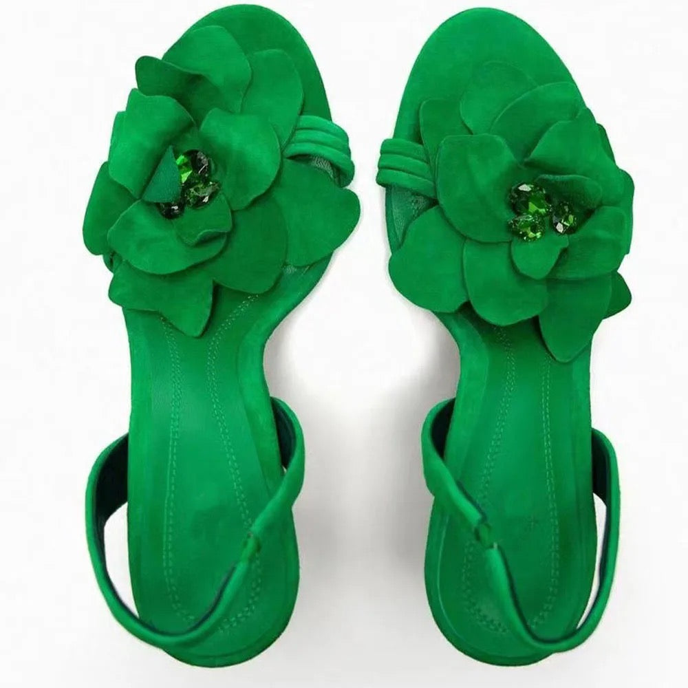 Zara Flower heels - Image 7